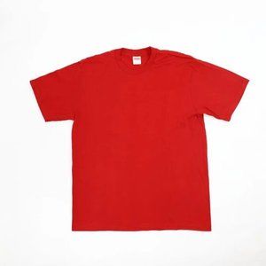 Supreme Blank Tee Red Short Sleeve - Sz Large